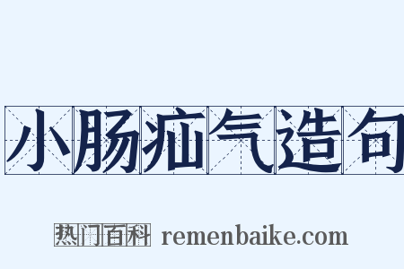 小肠疝气造句是什么意思的图片